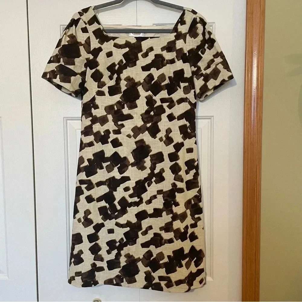 Talbots Linen Shift Dress